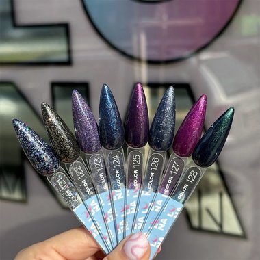 Гель-лак LUNA №126 глубокий синий с шиммером 13 мл (047-2174-0410) - Фото №3