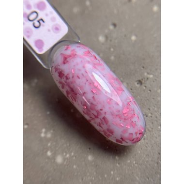 Base Dark Pro Base Potal 05 pink with potal, 15 ml - Фото №3