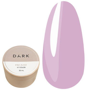 База DARK PRO base 07 розовый, 30 мл - Фото №1