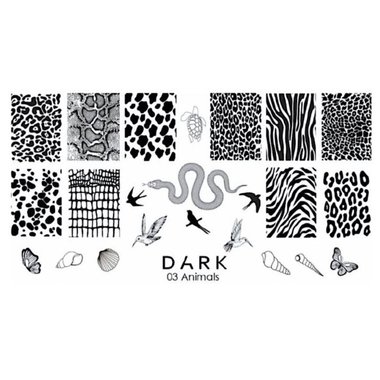 Пластина для стемпинга DARK 03