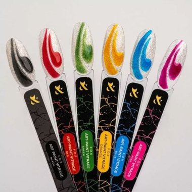 Buntglas-Gelfarbe F.O.X Art-Paint Vitrage rot 10 ml - Фото №2