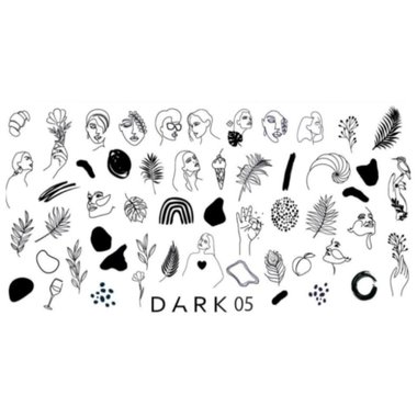 Пластина для стемпинга DARK 05