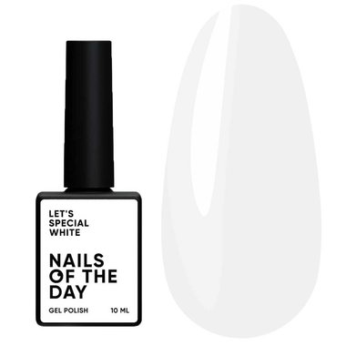 Гель-лак NAILSOFTHEDAY Let's special белый, 10 мл - Фото №1