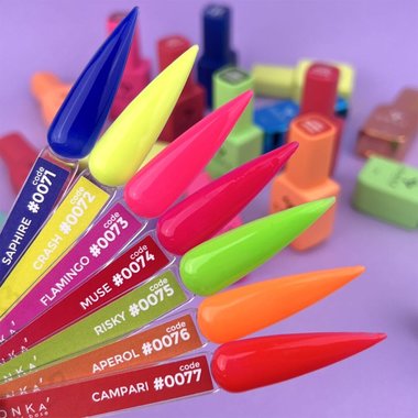 Base DNKa Cover  Base №0075 Risky hellgrün neon 30 ml (DNKA0075-30) - Фото №2