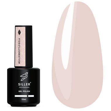 Siller Bottle Gel №006 light beige 15 ml