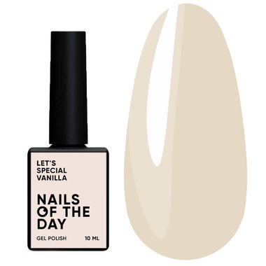 Gellack NAILSOFTHEDAY Let's Special Vanille, 10 ml - Фото №1