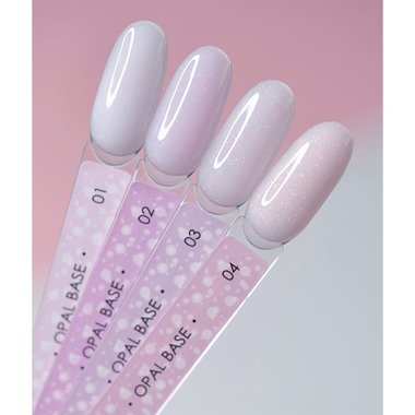 База DARK Pro Base Opal 4 розовый с шиммером 30 мл - Фото №2