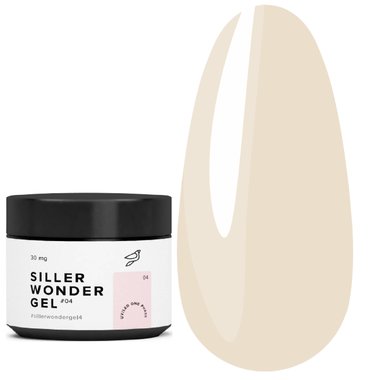 Гель для наращивания Siller UV/LED One Phase Wonder Gel № 4 светло-розовый 30 мл (u0000008789) - Фото №1