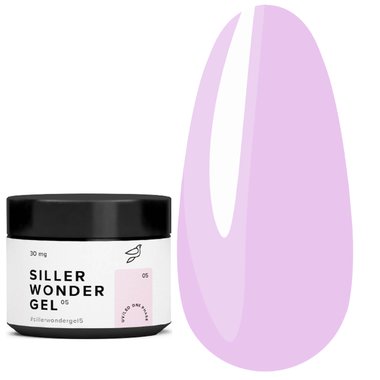 Gel for extensions Siller UV/LED One Phase Wonder Gel № 5 pale pink 30 ml (u0000008790) - Фото №1