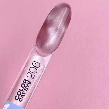 Гель-лак LUNA Cat Eye №206 розовый 13 мл (047-2830-0580) - Фото №3