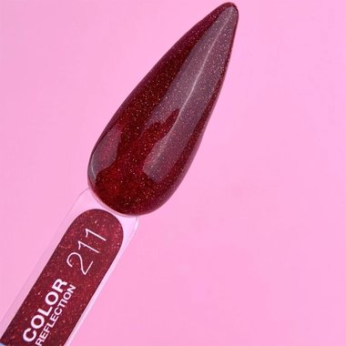 Гель-лак LUNA Reflection №211 красный светоотражающий 13 мл (047-2843-0585) - Фото №2