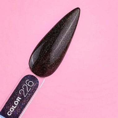 Gel polish LUNA Reflection Gel №226 brown reflective 13 ml (047-2858-0606) - Фото №3