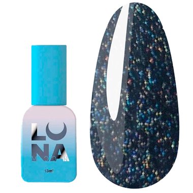 Гель-лак LUNA Reflection №227 черный с синим блеском светоотражающий 13 мл (047-2859-0607) - Фото №1