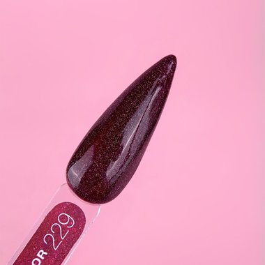 Gellack LUNA Reflection №229 dunkelburgund reflektierend 13 ml (047-2861-0609) - Фото №3