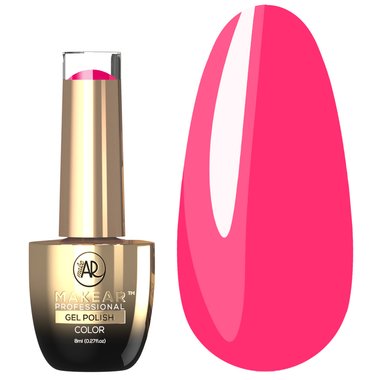 Gel polish MAKEAR Neon N08 hot pink 8 ml - Фото №1