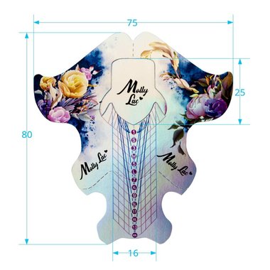 Form for nail extensions MollyLac 500 pcs - Фото №3