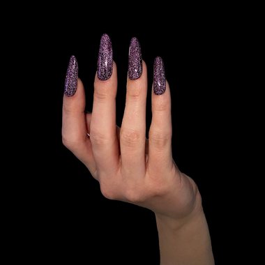 Гель-лак MAKEAR Moonlight 922 фиолетовый светоотражающий 8 мл - Фото №3