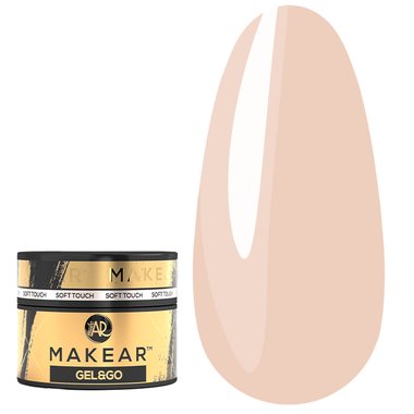 Gel für Erweiterungen MAKEAR Gel&Go GG10 Soft Touch 15 ml - Фото №1