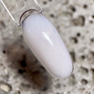 Гель для наращивания DARK Medium Gel №43 молочно-бежевый с блестками 15 мл - Фото №3