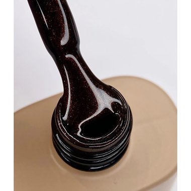 Гель-лак DARK New collection 113 коричневый с шиммером 10 мл - Фото №2