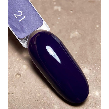 Gel polish DARK New collection 21 dark blue 10 ml - Фото №4