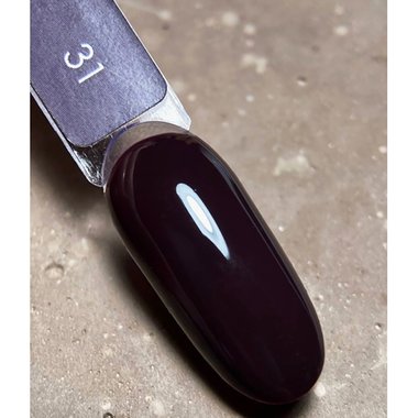 Гель-лак DARK New collection 31 темный баклажан 10 мл - Фото №4