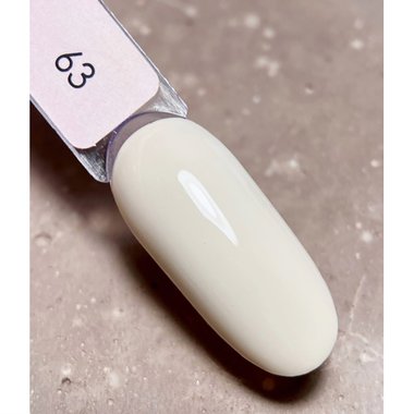 Gel polish DARK New collection 63 light beige 10 ml - Фото №4