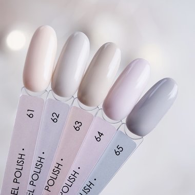Gel polish DARK New collection 63 light beige 10 ml - Фото №5