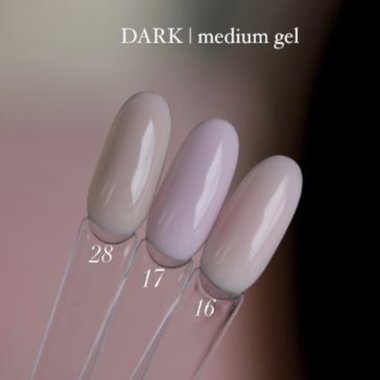 Gel für Extensions DARK Medium Gel Nr. 28 beige 30 ml - Фото №4