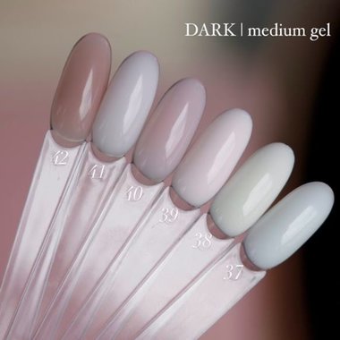 Gel for extensions DARK Medium Gel №39 milk, 15 ml - Фото №3