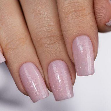 Строительная гибридная база Victoria Vynn MEGA BASE Shimmer Pink 8 мл - Фото №2