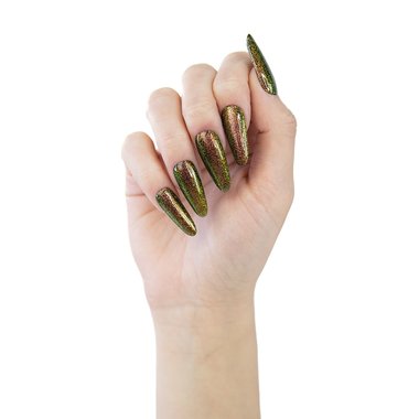 Gel polish MAKEAR Illusion M20 green-red 8 ml - Фото №2