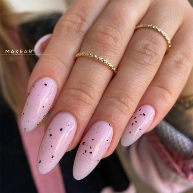 Топ для ногтей MAKEAR Top Black Dot без липкого слоя 8 мл - Фото №2