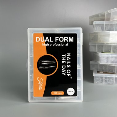 Upper forms NAILSOFTHEDAY Dual form Stiletto (Type 3) 120 pcs - Фото №4