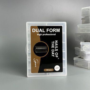 Upper forms NAILSOFTHEDAY Dual form Square (Type 6) 120 pcs - Фото №4