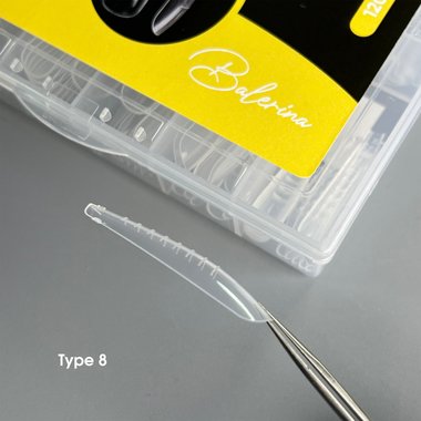 Верхние формы NAILSOFTHEDAY Dual form Balerina (Type 8) 120 шт - Фото №2