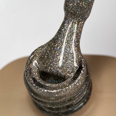 Гель-лак DARK Night Cat 02 светоотражающий кошачий глаз белое золото 10 мл - Фото №2