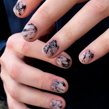 Men's manicure (Abstract)