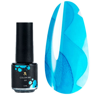 Color Ink FOX Color Ink №001 Blue, 5 ml - Фото №1