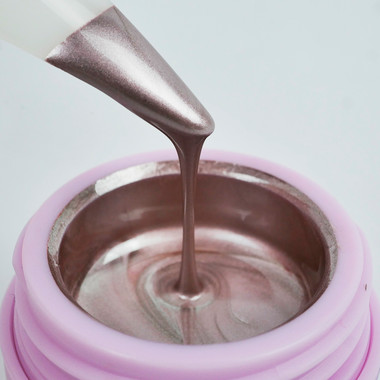 Гель-краска TUFI profi PREMIUM Gel Paint Metallic розовое золото 5 г (0311107) - Фото №2