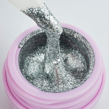 TUFI profi PREMIUM Gel Paint Platinum silver 5 g (0311110) - Фото №2