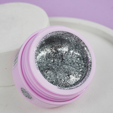 TUFI profi PREMIUM Gel Paint Platinum silver 5 g (0311110) - Фото №3