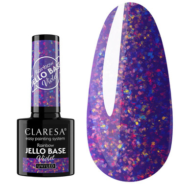 CLARESA RAINBOW JELLO BASE Violet 5 g - Фото №1