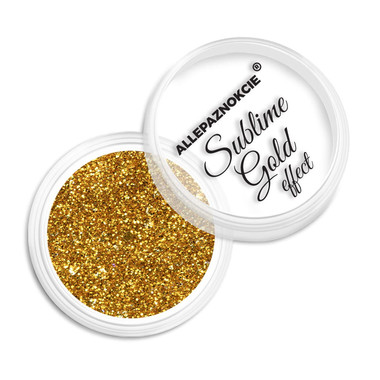 Rubbing for nails Allepaznokcie Sublime Gold 1 g - Фото №3