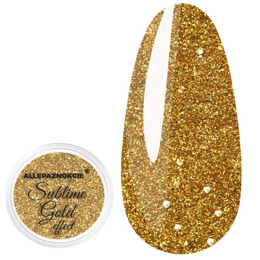 Rubbing for nails Allepaznokcie Sublime Gold 1 g - Фото №1