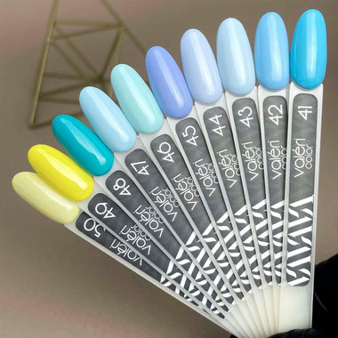 Gel polish VALERI Color № 044 cold light blue 6 ml (VA44) - Фото №3