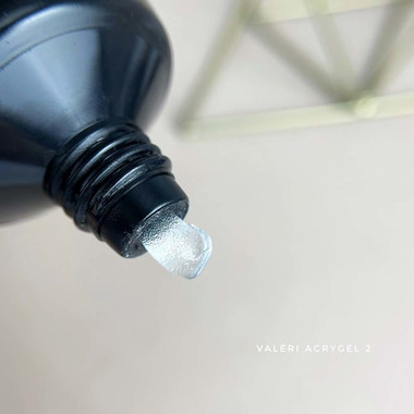 Acrylic gel VALERI №02 transparent 15 ml (VAG15-02) - Фото №2