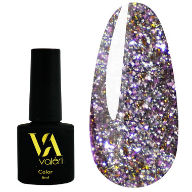 Reflective gel polish VALERI Flash № 05 pink-silver 6 ml (VFl6-05) - Фото №1