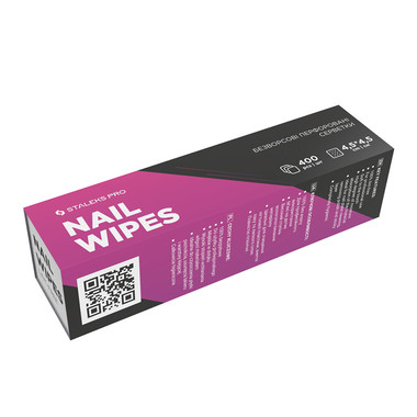 Безворсовые салфетки StaleksPro перфорированные 4,5*4,5 см EXPERT (400 шт) - Фото №2