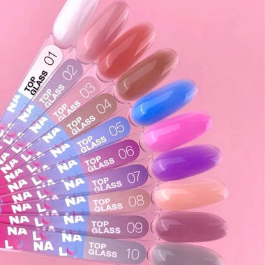Топ LUNA Glass №08 без липкого слоя персиковый 13 мл (300-2765) - Фото №4